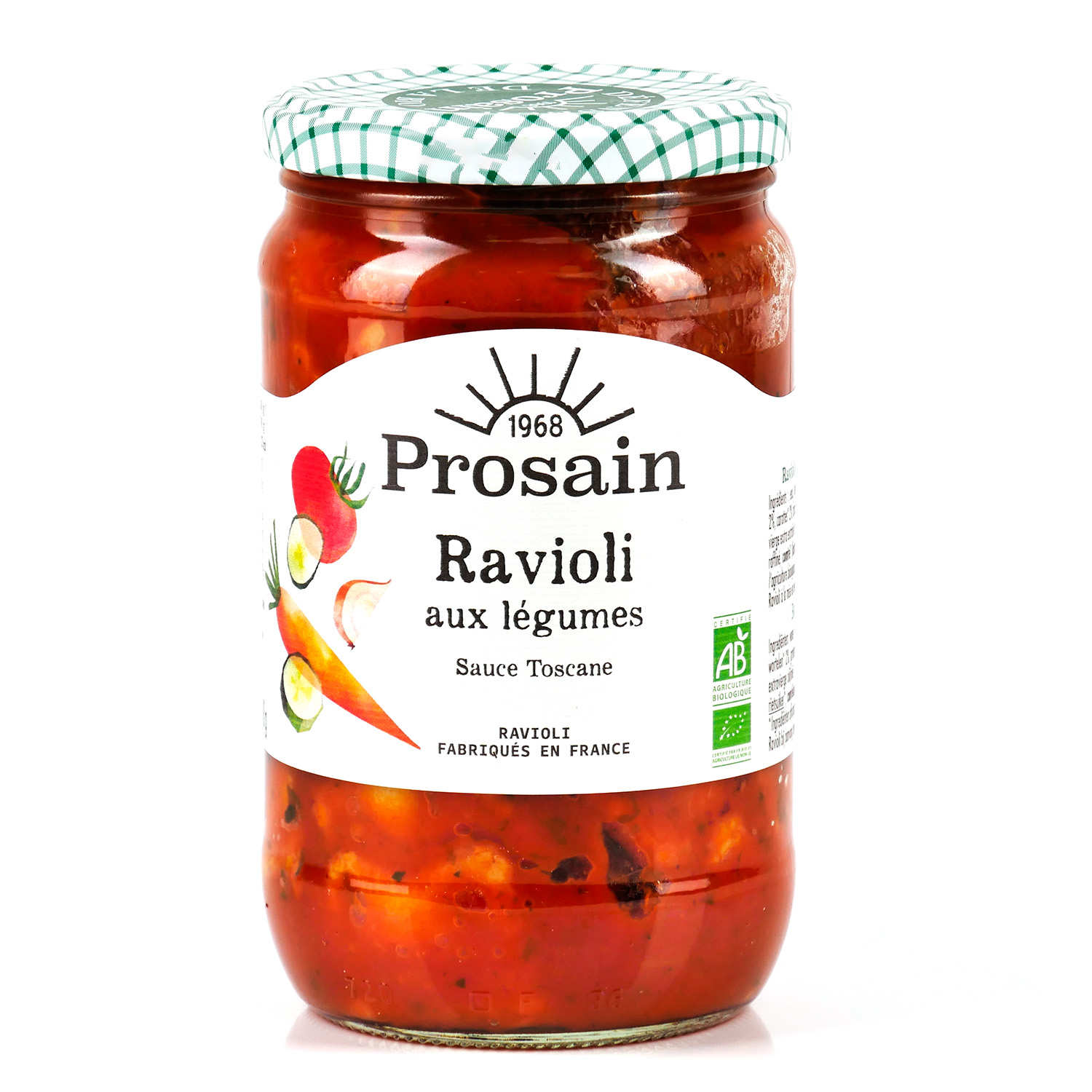 Raviolis sauce basilic