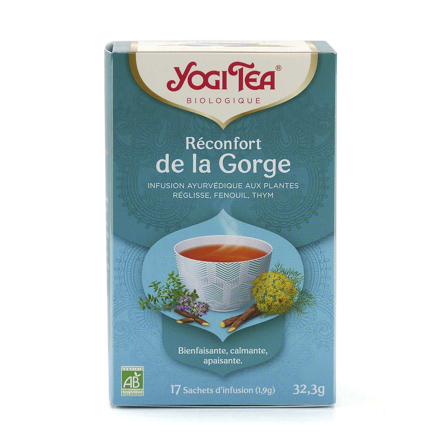 Organic Throat Comfort Infusion Yogi Tea Yogi Tea