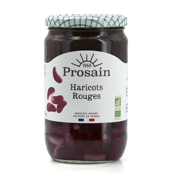 Haricots rouges bio - Bocal de 660g (450g net égoutté)