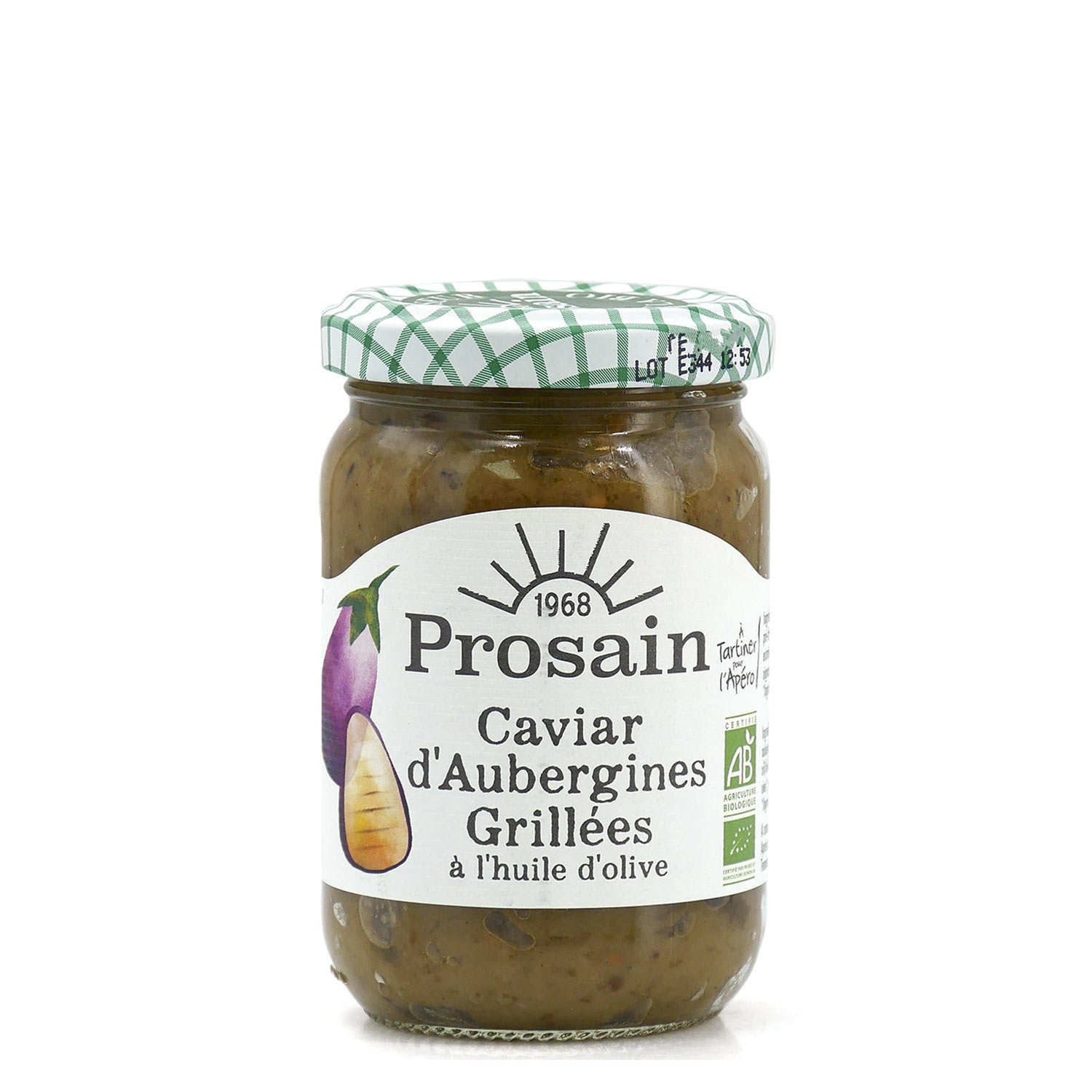 Organic grilled aubergine caviar Prosain Prosain