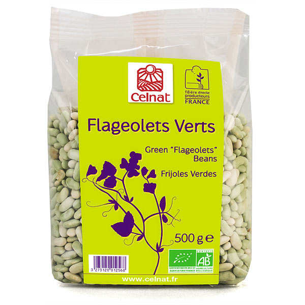 Organic Green "flageolet" beans Celnat