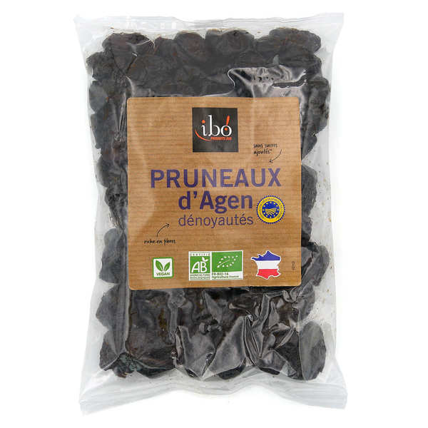 Organic Pgi Agen Prunes Very Large Pitted Stones Ibo Produits Bio