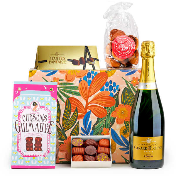 Coffret cadeau Champagne et Chocolat - BienManger Paniers Garnis