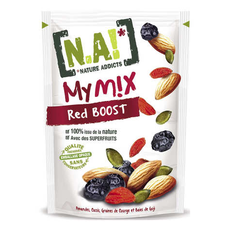 Mélange de fruits secs My Mix - Red Boost - N.A ! Nature Addicts