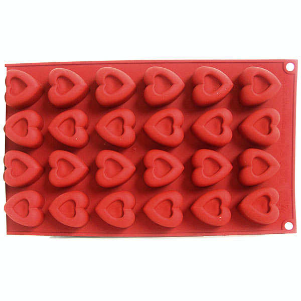 Moule apérocooking ® coeur - moule 24 pièces