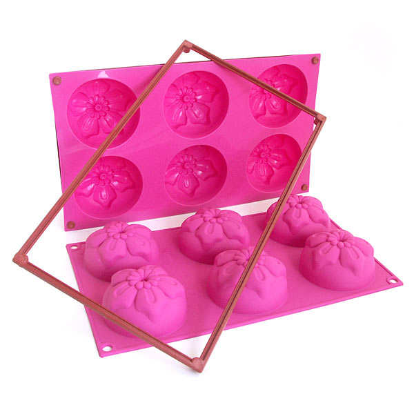 Moule silicone - 6 narcisses - moule 6 pièces