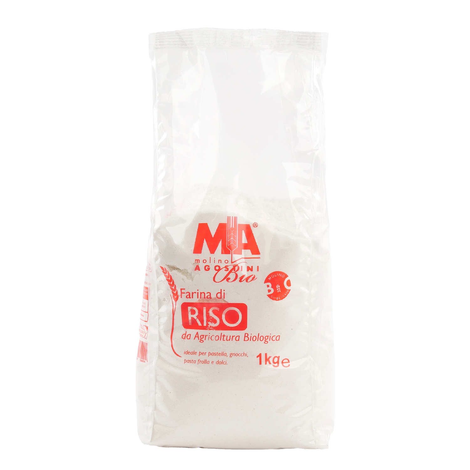 Organic white rice flour from Italian agriculture - Sala Cereali