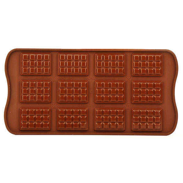 Moule silicone mini tablettes de chocolat - le moule