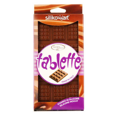 Moule silicone mini tablettes de chocolat - Silikomart