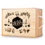 Wooden box for 6 bottles of wine