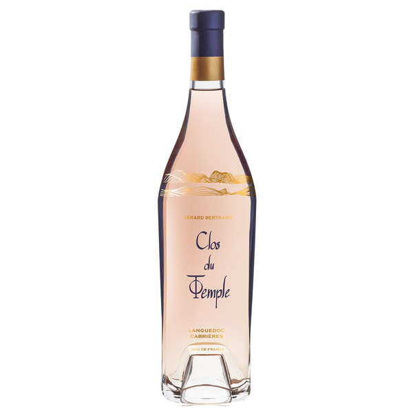 Clos du temple - AOP Languedoc vin rosé bio - 2019 - Bouteille de 75cl