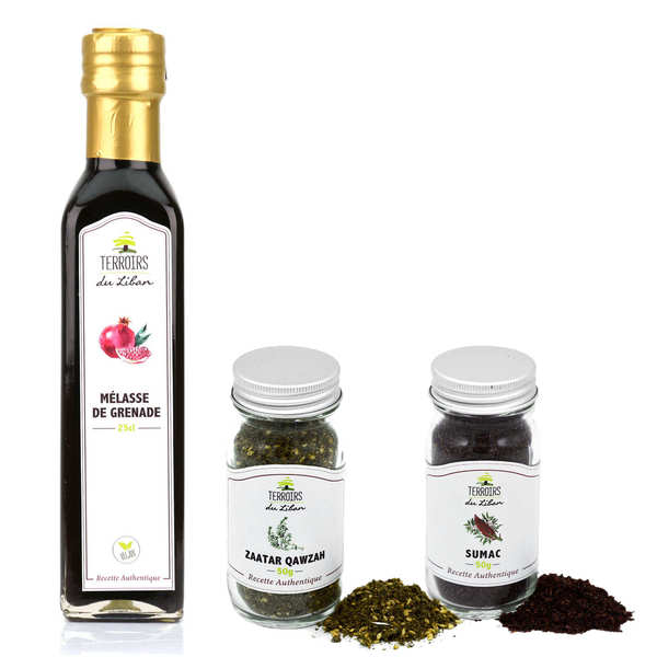 Assortiment spécial Saveurs incontournables du Liban - Lot 3 produits