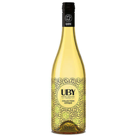 Achat de coffret apéritif vin blanc uby n°3 et saucissons de savoie