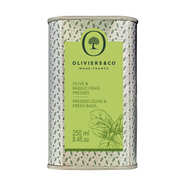 Huile d'olive au basilic pressé - Oliviers & Co