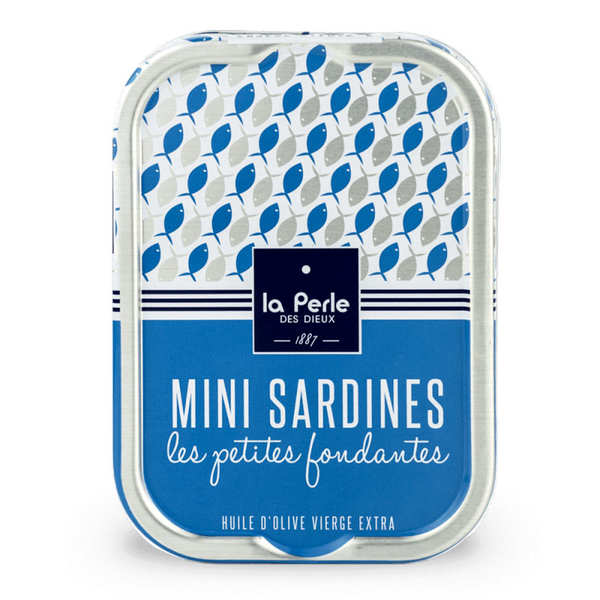 Mini-sardines Les Petites Fondantes - La Perle des Dieux - Boite de 115g
