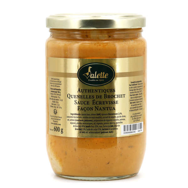 Quenelles de brochet sauce écrevisses façon Nantua - Pot de 600g