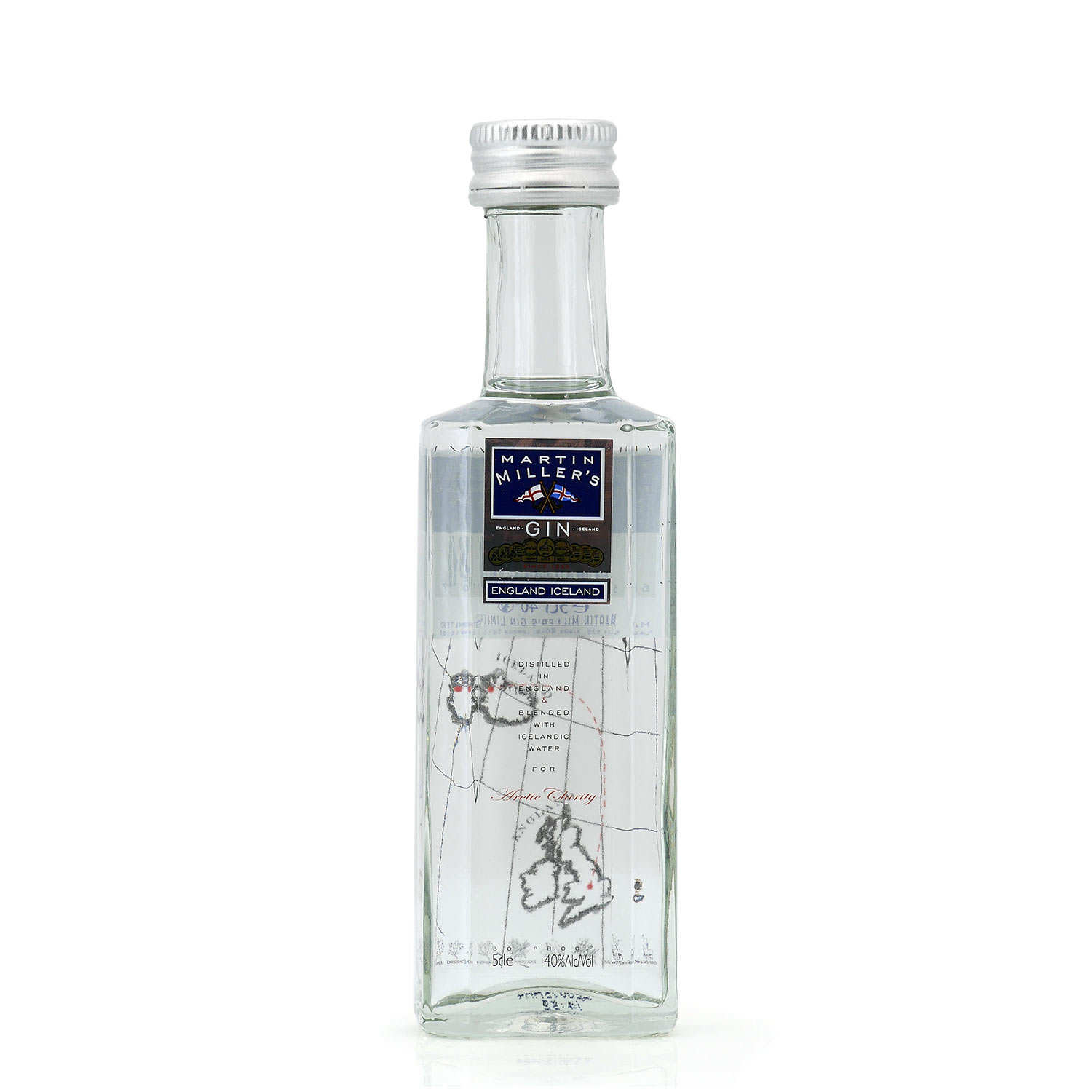 Martin Miller's Original Gin sample bottle - 40% - Gin Mare