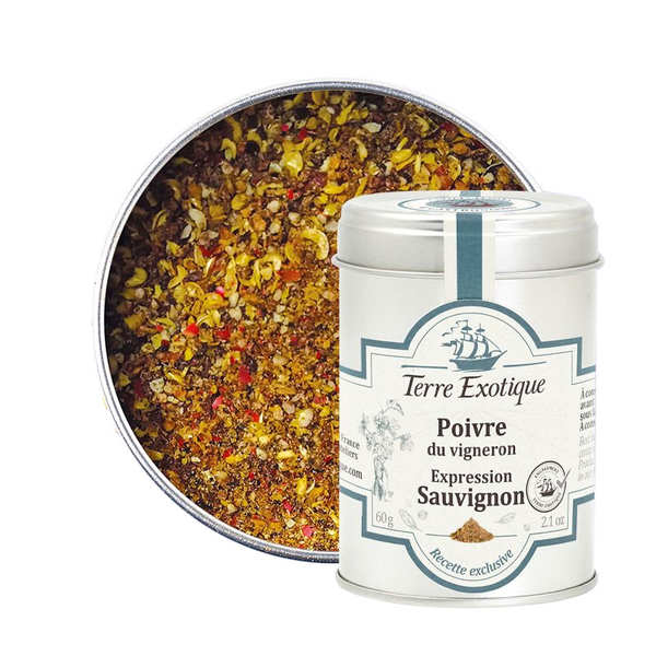 Poivre du vigneron - Expression Sauvignon - Pot de 60g