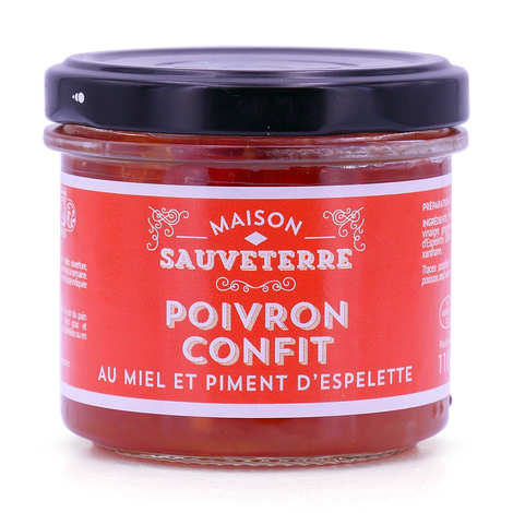 Maison Sauveterre - Poivrons confits au miel et au piment d'Espelette