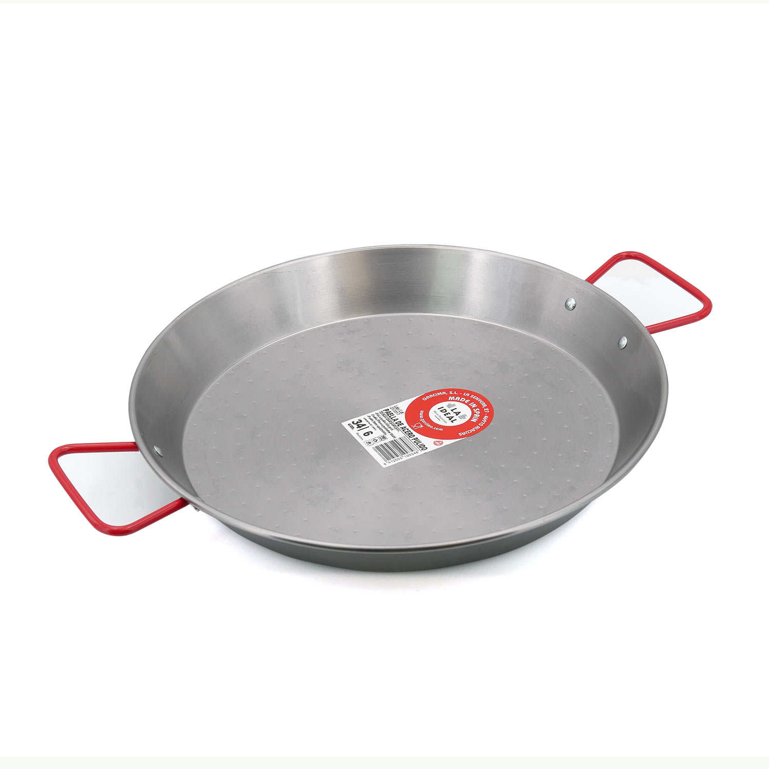 Plat à Paella avec Couvercle Série Cool 28 à 32 cm - Pujadas - Rouge