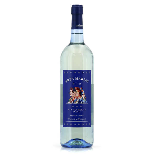 Tres marias vinho verde - Vin blanc Vinho verde du Portugal - Bouteille 1L
