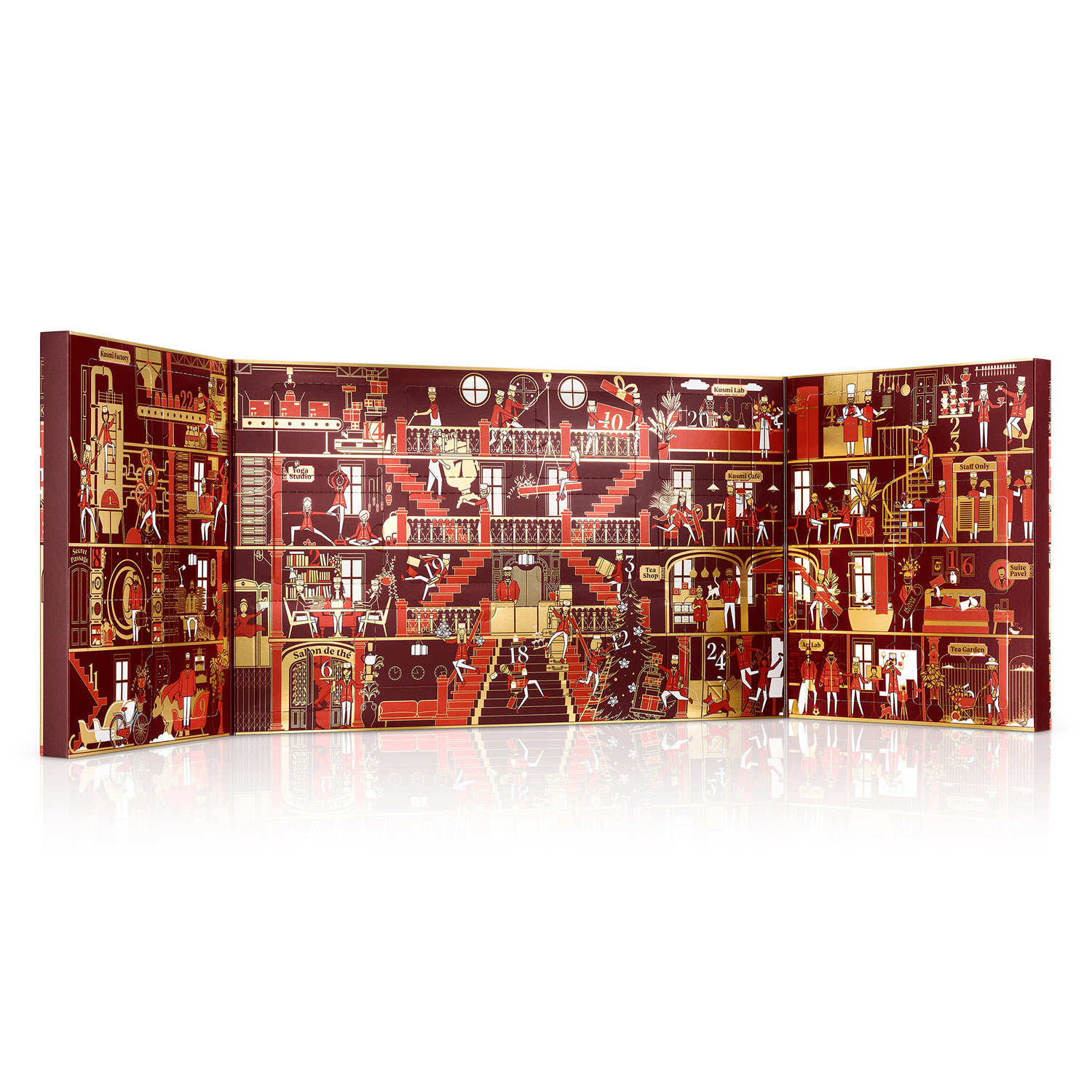 Advent calendar for organic Kusmi Tea teas Le Grand Hôtel Kusmi Tea