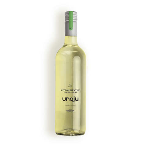 Unaju - Jus de fruit bio et pétillant - Citron menthe