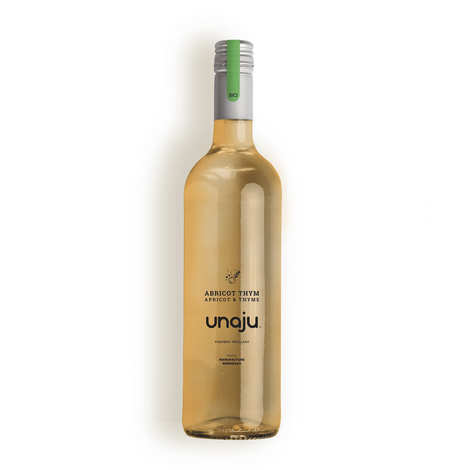 Unaju - Jus de fruit bio et pétillant - Abricot thym