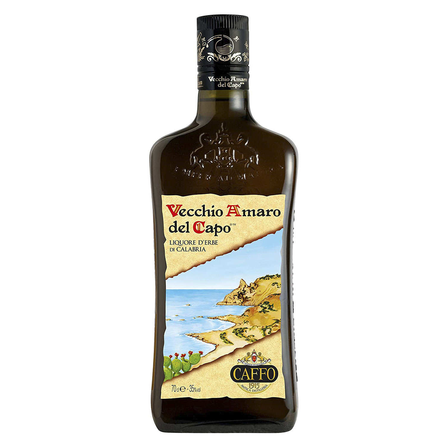 Vecchio Amaro Del Capo 35 Liqueur amère aux herbes calabraises Caffo