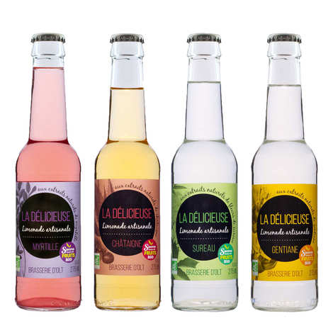 Brasserie d'Olt - Assortiment de 4 limonades bio artisanales Brasserie d'Olt