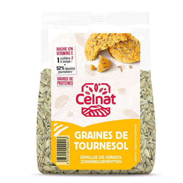 Graines de tournesol décortiquées bio - Sachet 500g