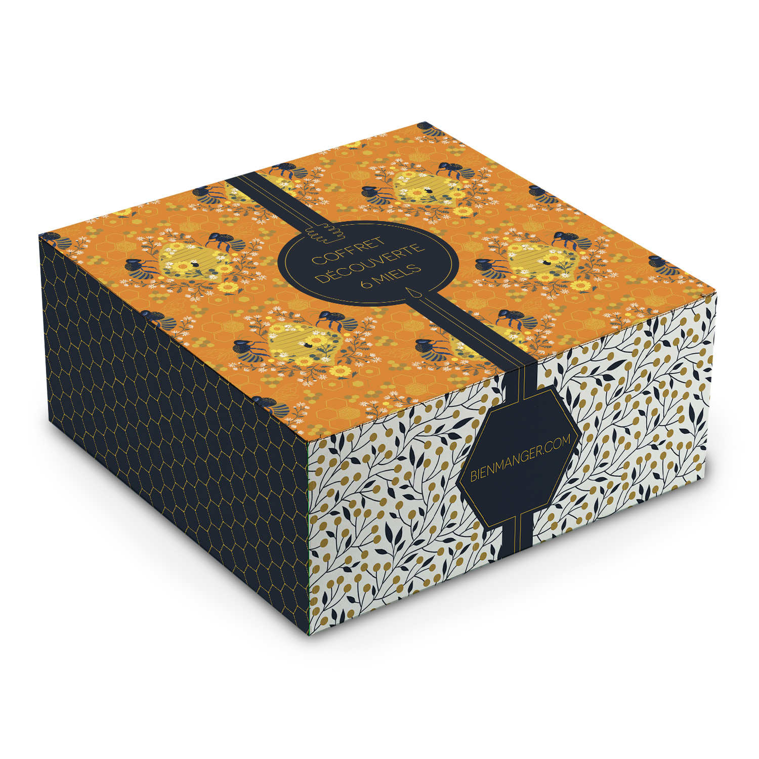 45273 0w0h0 Square Gift Box Small Model Miel Design 