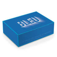 Boîte rectangulaire bleue