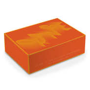 Boîte rectangulaire orange