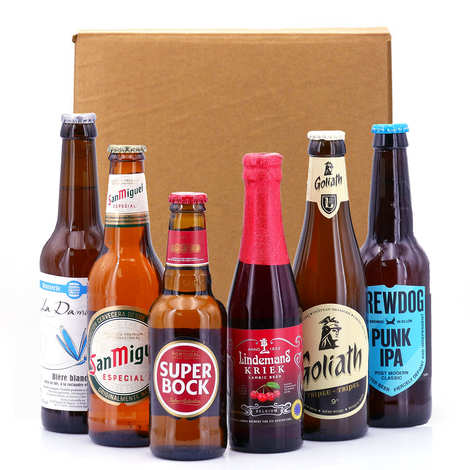 6 French Beers Gift Box - BienManger Paniers Garnis