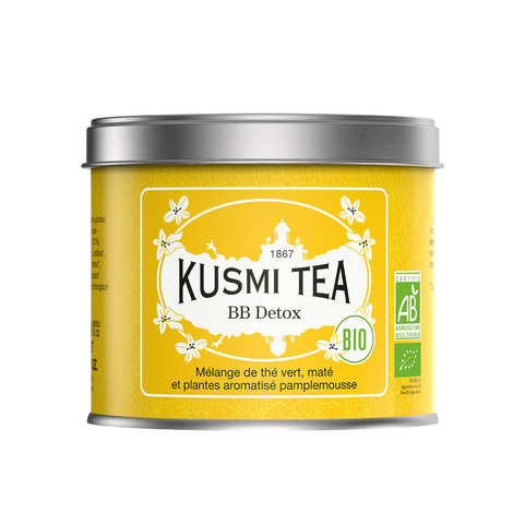 Kusmi Tea Thé Vert à la Menthe Bio Boîte Métal