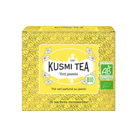 Thé vert au jasmin bio - Sachet mousseline - Kusmi Tea