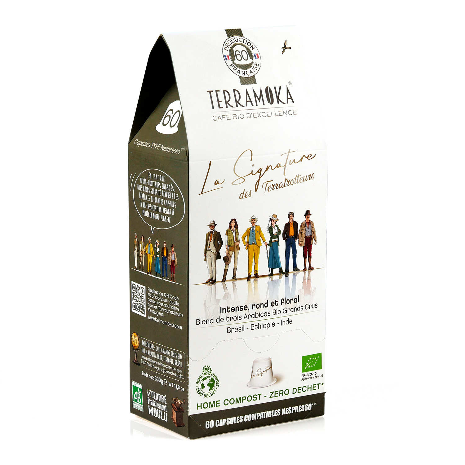 TERRAMOKA 120 capsules Zéro Déchet compatibles Nespresso® - Signature