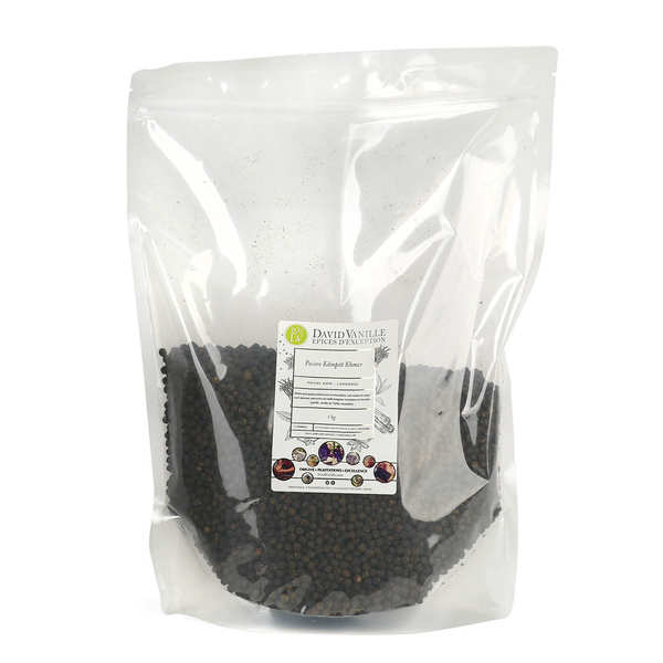 Khmer Quality Black Kampot Pepper David Vanille