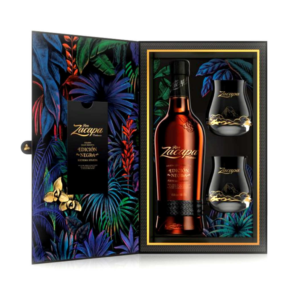 Zacapa - XO - limited edition with 2 glasses - 70cl - Catawiki