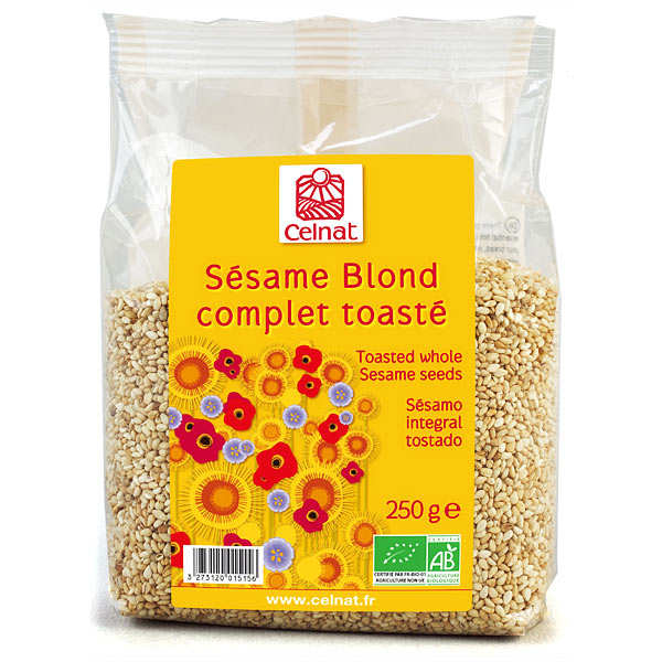 Sésame blond complet toasté bio - Sachet 250g