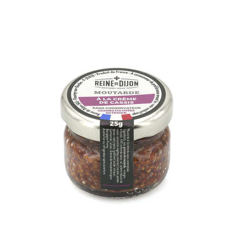  - Moutarde en grains à la crème de cassis - Reine de Dijon