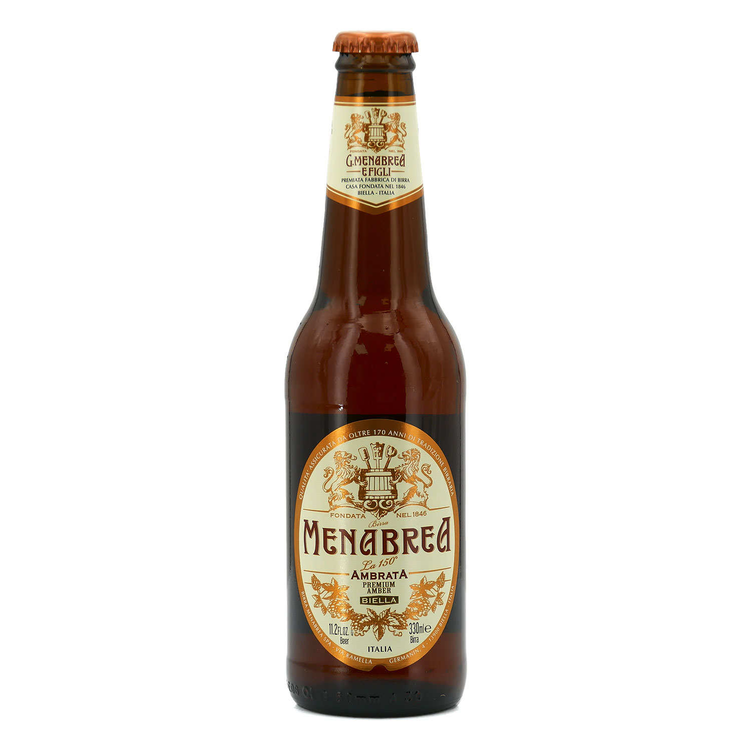 Menabrea Ambrata Amber beer from Italy 5,0 Menabrea