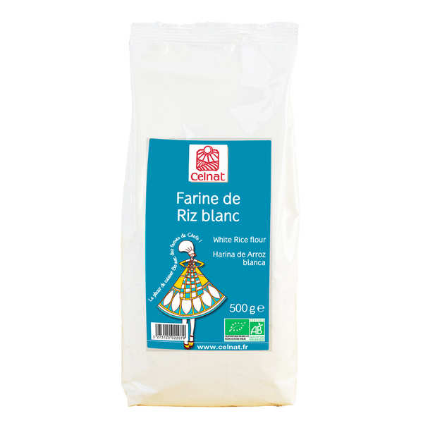 Farine de riz blanc bio - Sachet 500g