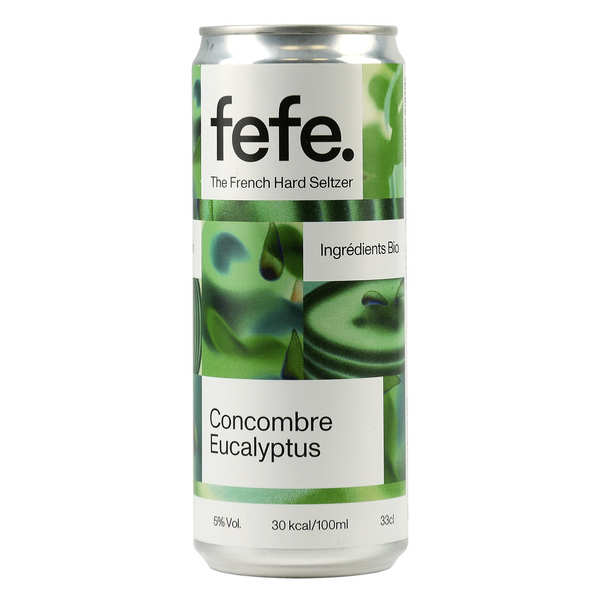 Fefe Eucalyptus and Cucumber Hard Seltzer - Made in France - Fefe.