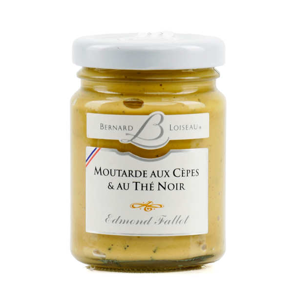 Mustard with cep mushrooms and black tea Bernard Loiseau Fallot