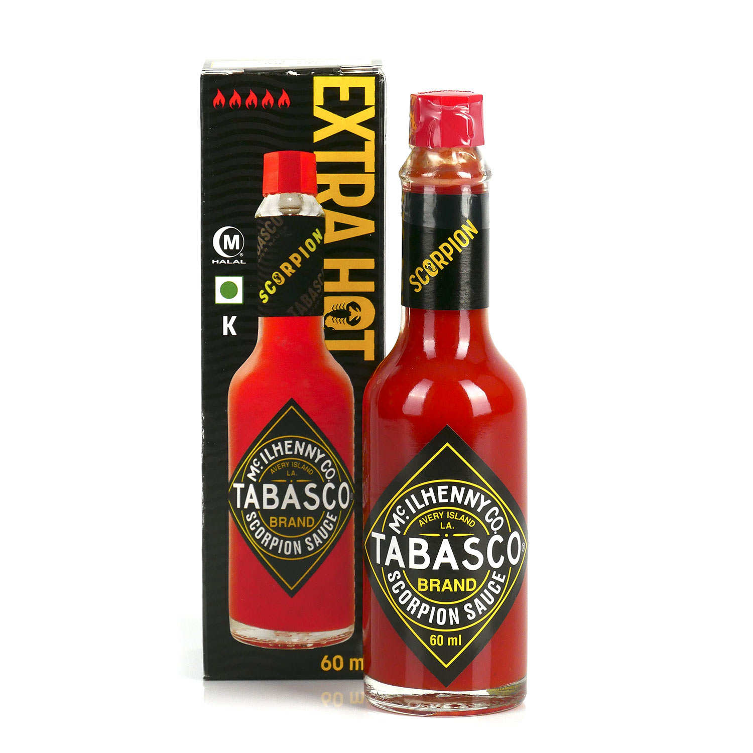 Tabasco Scorpion Extra Hot - sauce piquante très pimentée - Mc Ilhenny ...