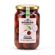 Cerises bio au sirop - Fabrication artisanale