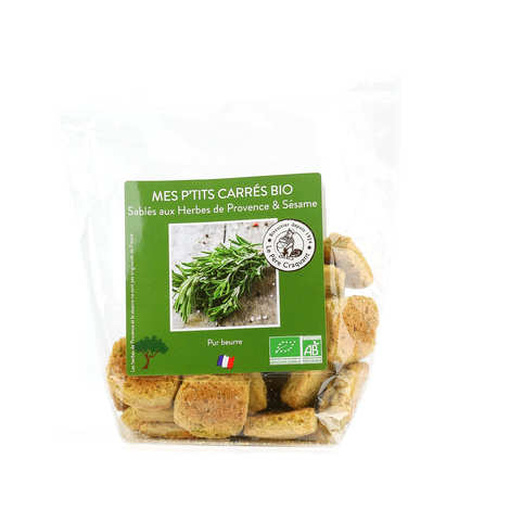 Le père craquant - Organic savoury shortbread with Provence herbs and sesame