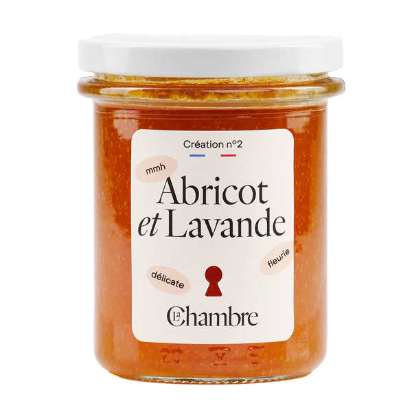 Confiture d'abricot-lavande - Pot de 200g